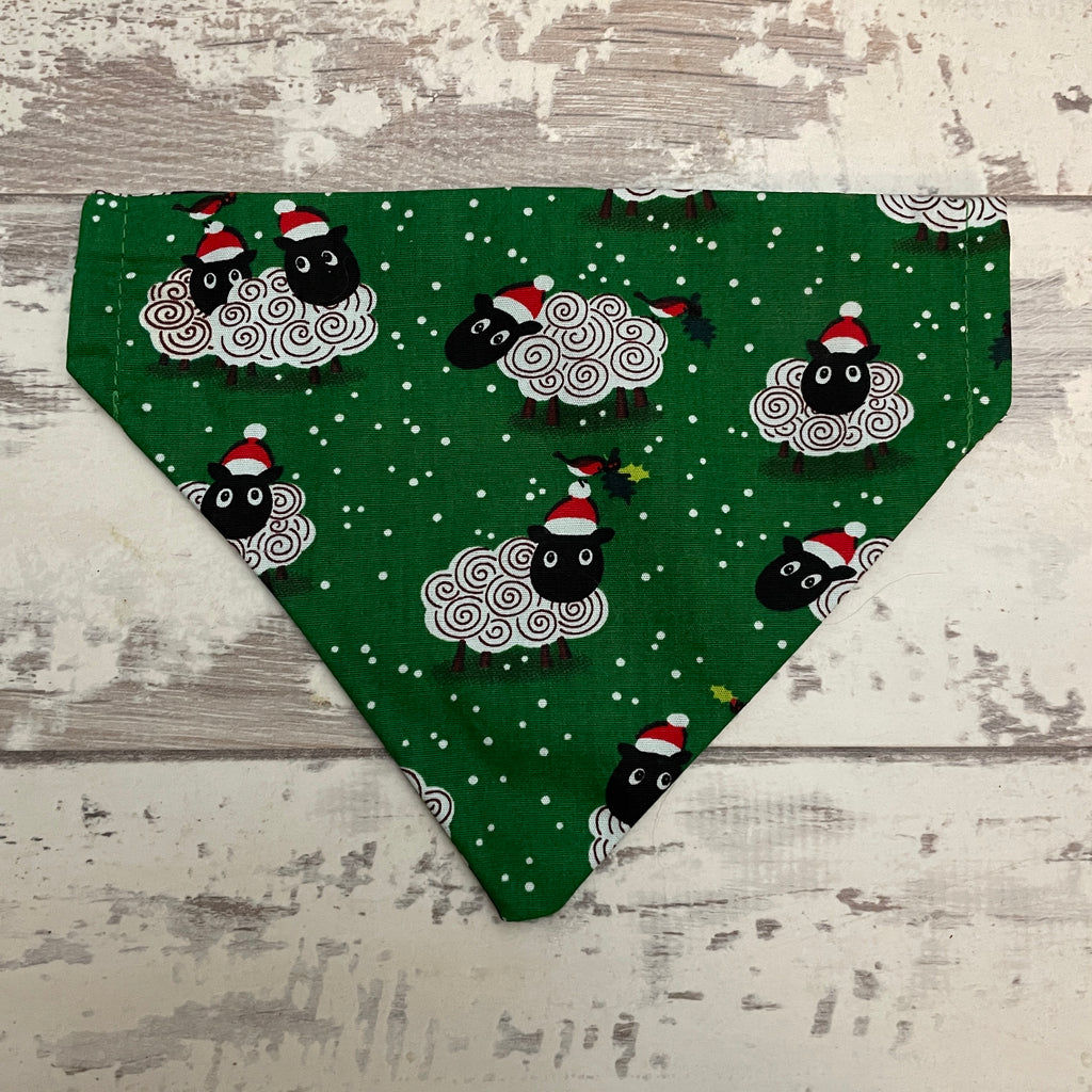 **NEW** Festive Sheep - Green Bandana