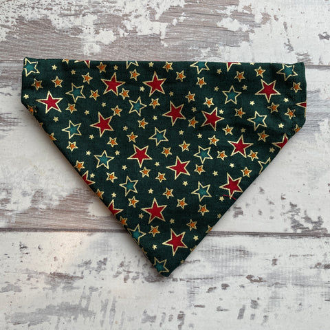 Gold Stars - Green Bandana