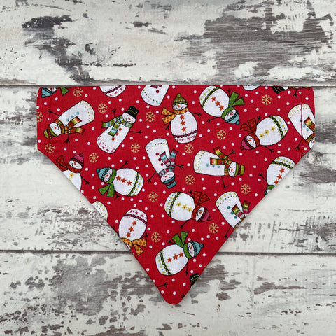 Red Snowmen Bandana